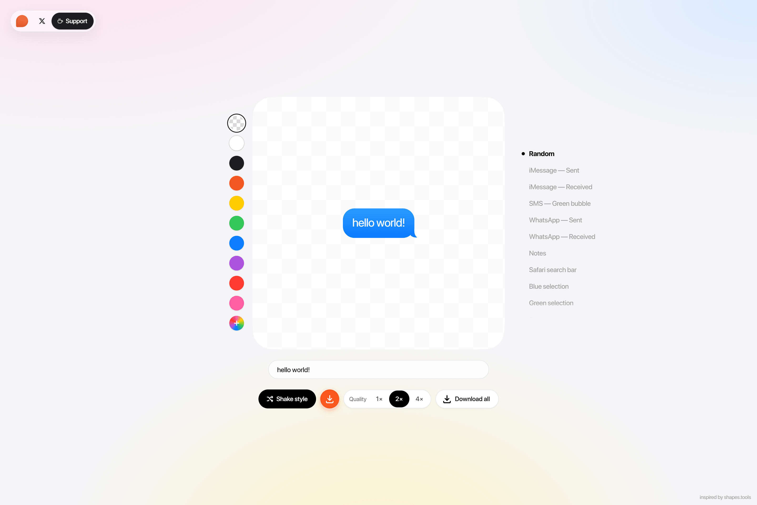 TextLab, interface 1